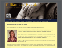 Tablet Screenshot of gillian-lee.com